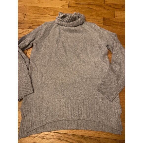 NWOT Abound, women's grey long sleeve turtleneck basic sweater size small - Picture 1 of 7